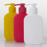 250ml custom HDPE Square plastic shampoo lotion pump baby shower bottle